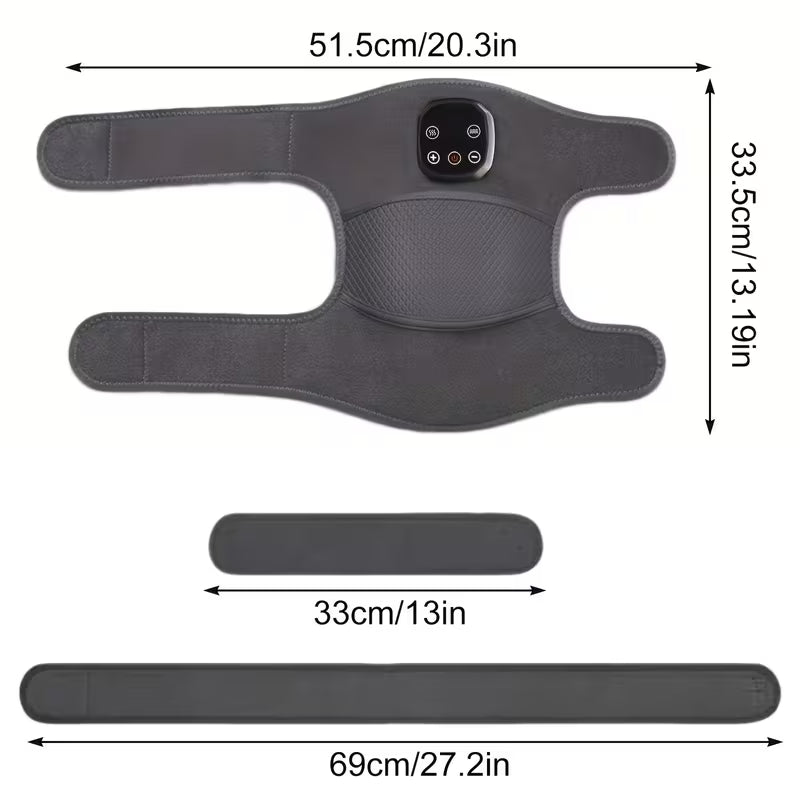 Heated Knee Support Bags with Massagers